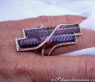 Auffallender Rosé Turmalin Ring mit Brillanten #6