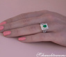 Ausgesuchter Smaragd Ring mit Brillanten #3