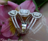 Ausgefallener Brillanten Ring mit Baguette Diamanten #5