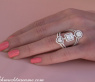 Ausgefallener Brillanten Ring mit Baguette Diamanten #6