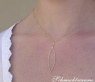 Ausgefallener Diamant Anhänger an Kette #3