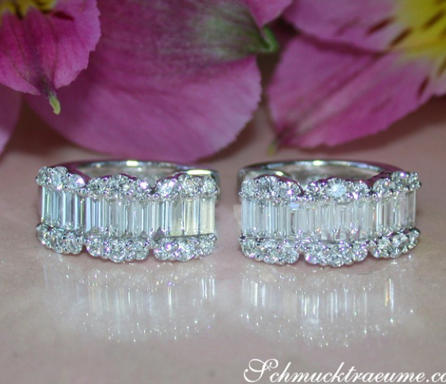 Ausgesuchte Diamant Ohrringe in Weißgold 750 #1 Ausgesuchte Diamant Ohrringe in Weißgold 750 #1