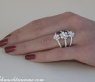 Traumhafter Diamanten Ring im Blüten Design #3