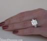 Erlesener Brillant Ring mit extra langen Baguette Diamanten #3