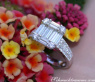 Erlesener Brillant Ring mit extra langen Baguette Diamanten #5