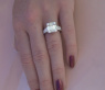 Erlesener Brillant Ring mit extra langen Baguette Diamanten #6