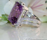 Imposanter Amethyst Ring mit Diamanten #5