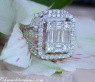 Luxuriöser Brillanten Ring mit Princess und Baguette Diamanten #2