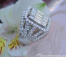 Luxuriöser Brillanten Ring mit Princess und Baguette Diamanten #4