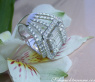 Luxuriöser Brillanten Ring mit Princess und Baguette Diamanten #5