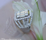 Luxuriöser Brillanten Ring mit Princess und Baguette Diamanten #7