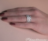 Anmutiger Diamanten Ring im Antik Design #3