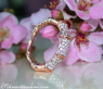 Interessanter Diamanten Ring im Bambus Design #6