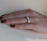 Interessanter Diamanten Ring im Bambus Design #8