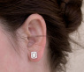 Bildschöne Diamanten Ohrstecker (Brillant und Baguette Schliff) #3