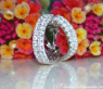 Elegante Diamanten Creolen in Weißgold 750 (Ø 21 mm) #5