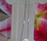 Exquisite Diamant Halskette in Weißgold 750 (Illusion Design) #6