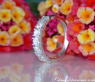Stattlicher Diamanten Halb Memory Ring in Weißgold #5