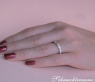 Zarter Diamant Ring in Weißgold 750 #3