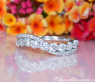 Überkreuzter Band Ring mit Brillanten #5