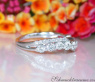 Überkreuzter Band Ring mit Brillanten #7