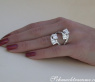Extravaganter Diamant / Brillant Ring in Weißgold 750 #3