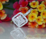 Exquisiter Diamant Verlobungsring mit Beistecking #6