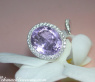 Attraktiver Ring mit Flieder-farbigem Amethyst und Brillanten #2