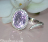 Attraktiver Ring mit Flieder-farbigem Amethyst und Brillanten #6