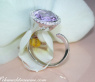 Attraktiver Ring mit Flieder-farbigem Amethyst und Brillanten #7