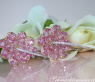 Prächtige Rosa Saphir Ohrringe im Blüten Design #5
