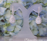 Zeitlose edle Diamant Tropfen Ohrringe #4