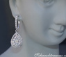 Zeitlose edle Diamant Tropfen Ohrringe #5