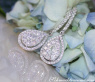 Zeitlose edle Diamant Tropfen Ohrringe #6