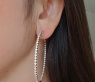 Prachtvoll große Diamanten Creolen (Ø 5,5 cm) #4