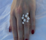 Exquisiter Brillanten Ring im Blüten Design #3