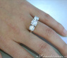 Luxuriöser Brillanten Ring mit drei Solitären #6