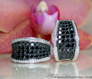 Timeless Black Diamond Earrings Timeless Black Diamond Earrings