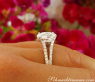 Erstklassiger Diamanten Ring im Illusion Design #9