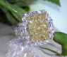 Prächtiger gelbe Diamanten Ring mit Brillanten (4,24 ct.) #1