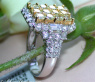 Prächtiger gelbe Diamanten Ring mit Brillanten (4,24 ct.) #4