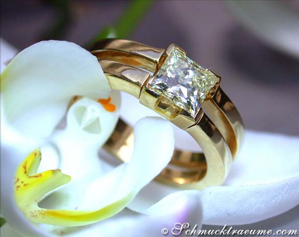 Erlesener Diamant Solitär Ring (Einkaräter) - Image 3