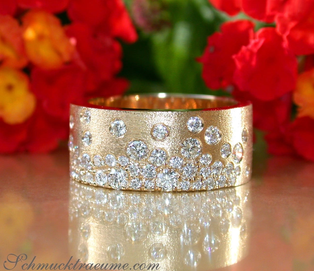 Grandioser Brillanten Sternenhimmel Ring - Image 1 Grandioser Brillanten Sternenhimmel Ring - Image 1