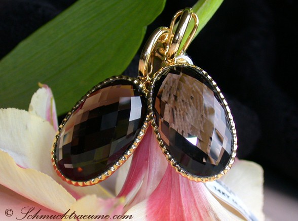 Beeindruckende Rauchquarz Ohrringe - Image 3