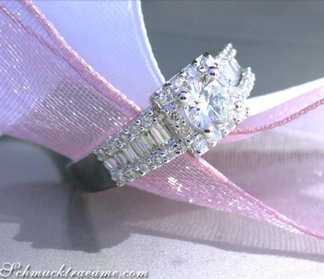 Edler Diamant Verlobungsring (Solitär / Halbkaräter) - Image 1 Edler Diamant Verlobungsring (Solitär / Halbkaräter) - Image 1