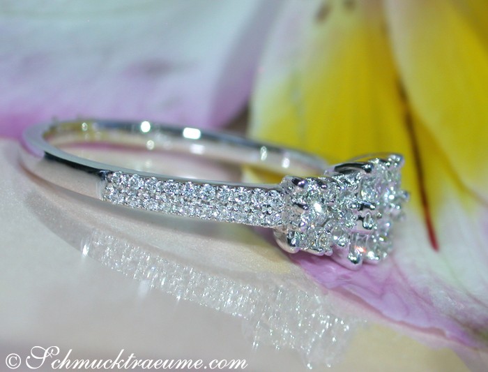 Bezaubernder Brillanten Carré Ring - Image 5