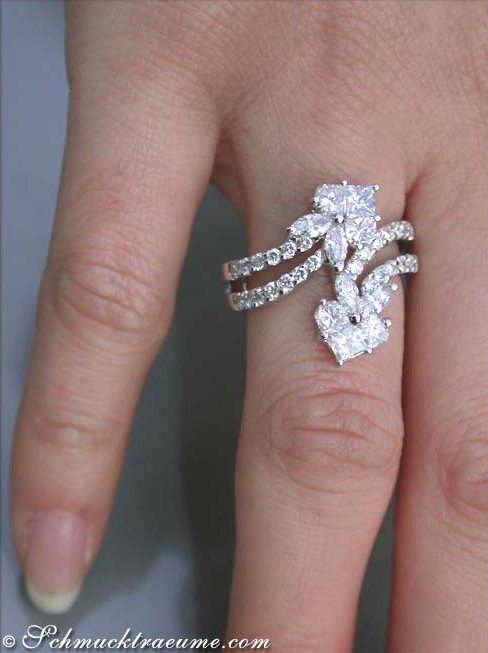 Eleganter Diamanten Ring im Herz Design - Image 4