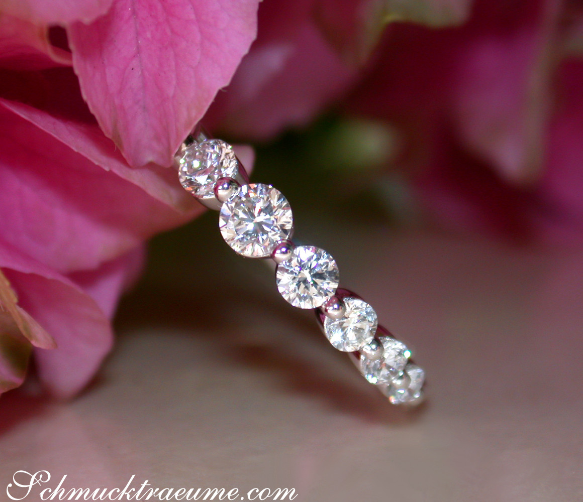 Brillanten Ring "Schwebender Diamant" - Image 10