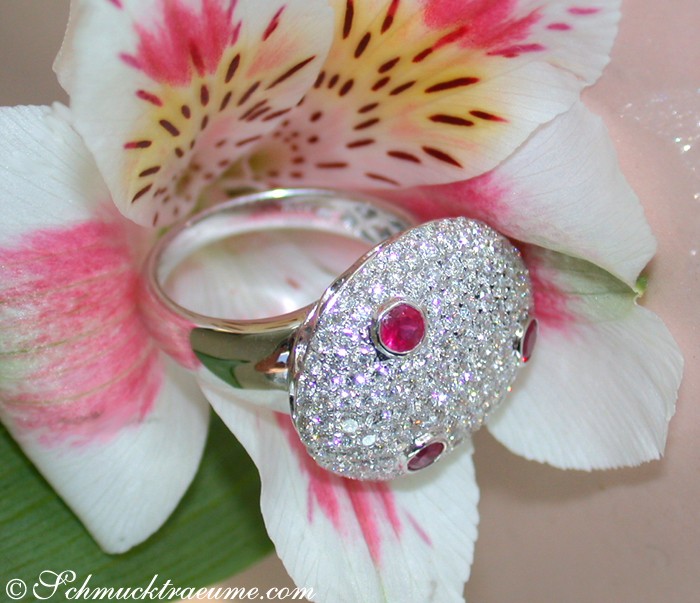 Opulenter Rubin Brillanten Ring - Image 4