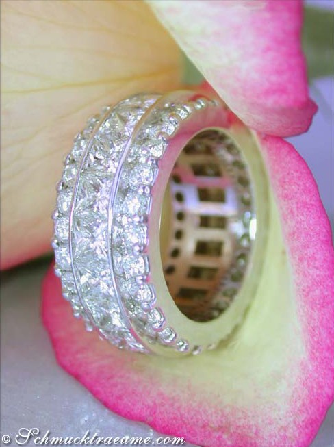 Prächtiger Diamanten Memory Ring (8,79 ct.) - Image 4